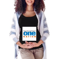 Pauline Hanson_s One Nation Australia Political Party Maternity Scoop Neck T-shirt | Artistshot