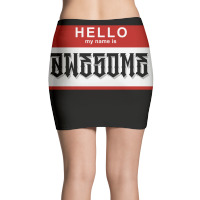 Hello My Name Is Awesome Mini Skirts | Artistshot