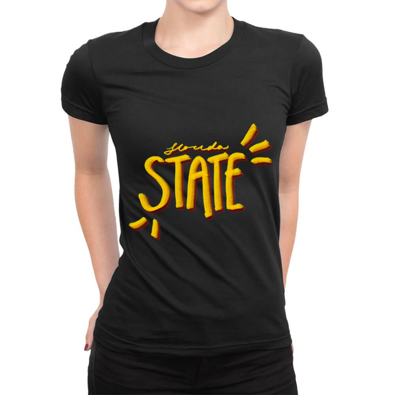 Florida State Ladies Fitted T-Shirt by RHONDAHARRISON | Artistshot