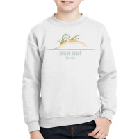 Florida Beach Souvenir   Jensen Beach T Shirt Youth Sweatshirt | Artistshot