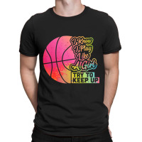 Basketball Women Team Play Like A Girl Basketball T-shirt | Artistshot