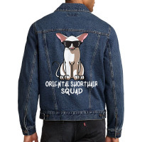 Oriental Shorthair Squad Funny Oriental Shorthair Cat Mom T Shirt Men Denim Jacket | Artistshot