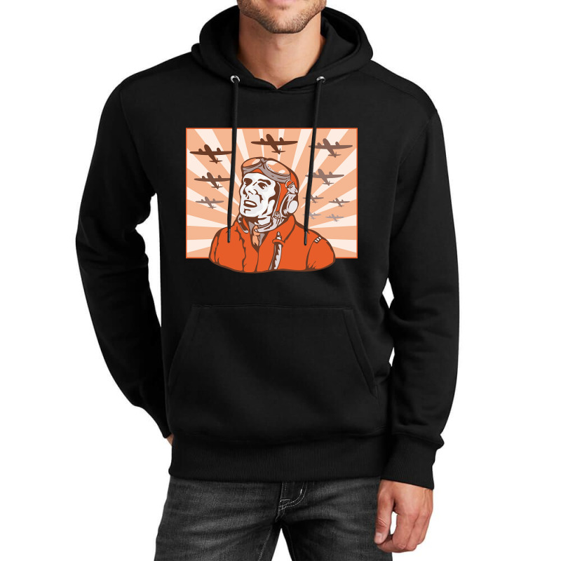 Bomber Flying Unisex Hoodie by Kanmosrin52 | Artistshot