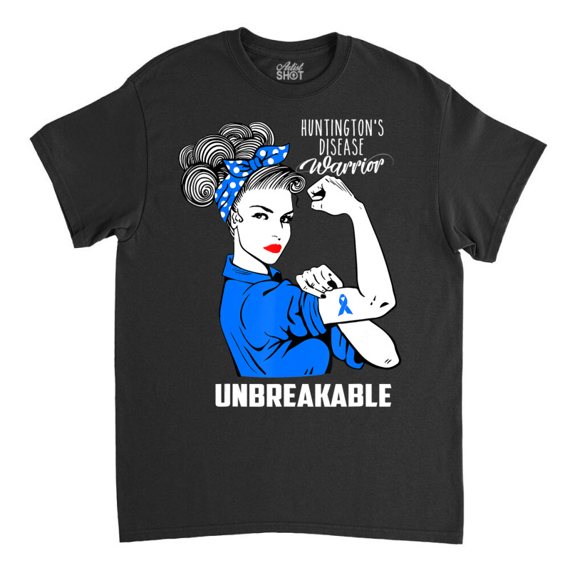 Huntington's Disease Awareness Unbreakable Warrior Classic T-shirt | Artistshot