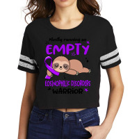 Eosinophilic Disorders Awareness T  Shirt Mostly Running On Empty Eosi Scorecard Crop Tee | Artistshot