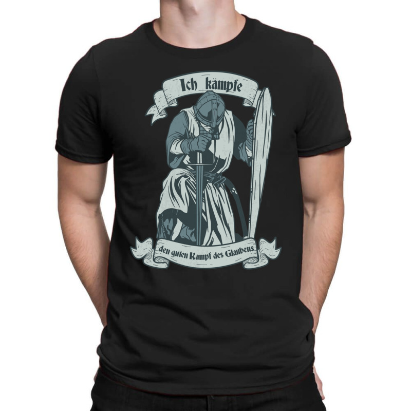 Christian Templar Knight Gift, Brave Rosary Crusader Warrior T-shirt | Artistshot