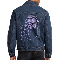 Eosinophilic Disorders Survivor T  Shirt Eosinophilic Disorders Awaren Men Denim Jacket | Artistshot