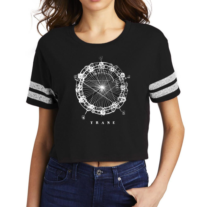 Coltrane Chord Changes Mandala (light Design) Scorecard Crop Tee by cm-arts | Artistshot