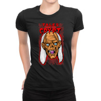 Tales Crypt, The Tales Crypt, Crypt Keeper, Headshot, Tales Crypt Art, Ladies Fitted T-shirt | Artistshot