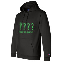 What_s The Answer. Question Mark Champion Hoodie | Artistshot