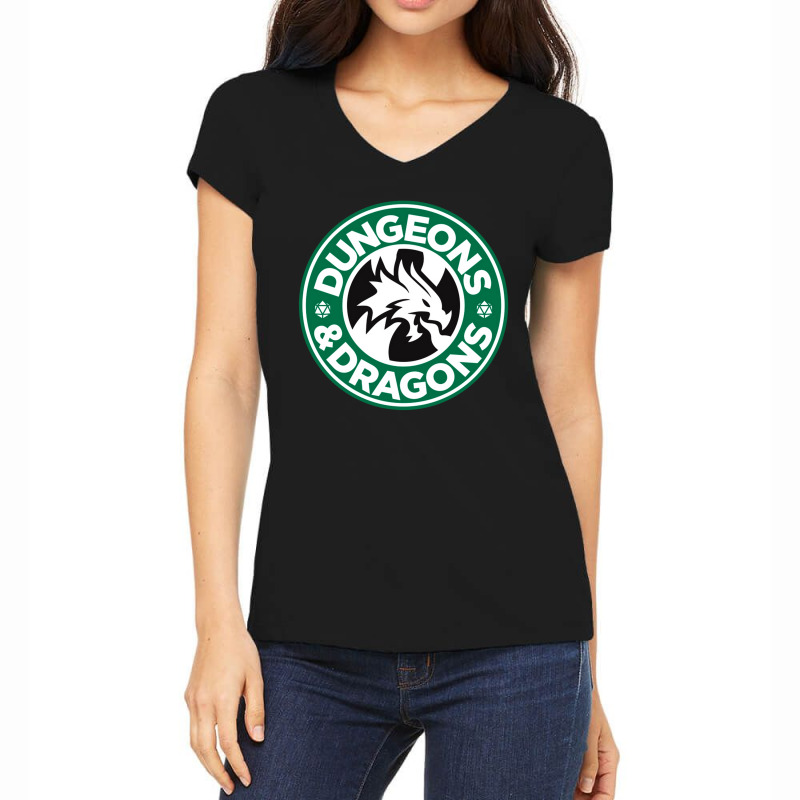 Dungeons & Dragons  Parody Women's V-Neck T-Shirt by atereabag | Artistshot