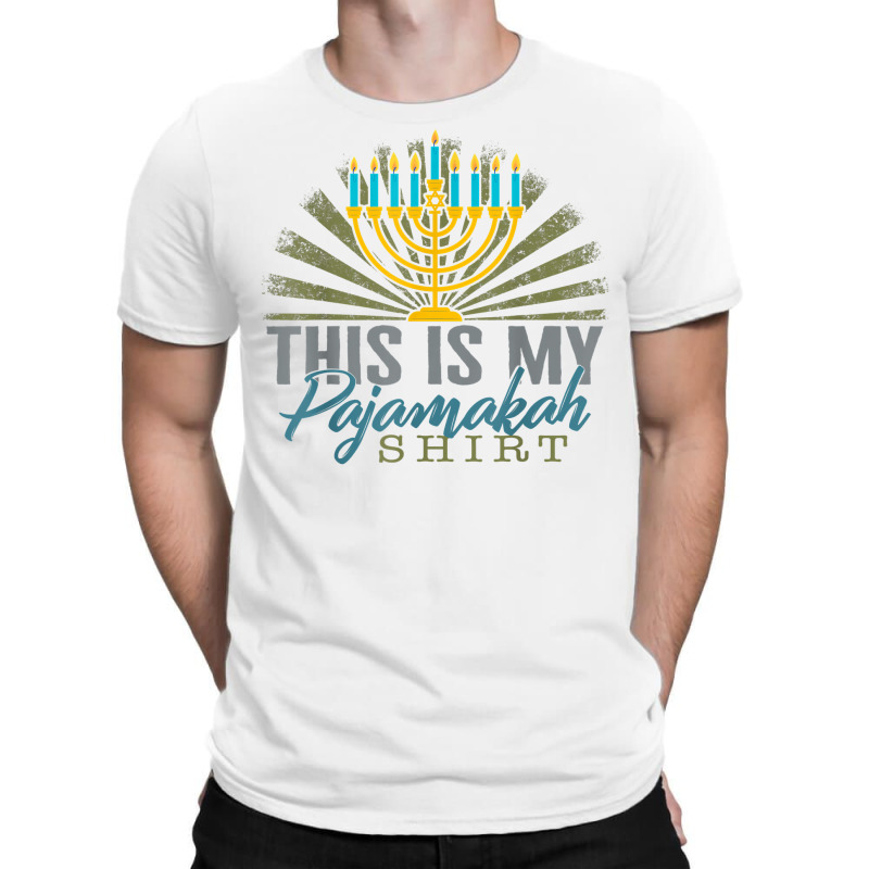 Hanukkah Thus Is My Pajamakah Hanukkah Pajama Jewish Holiday T Shirt T-shirt | Artistshot