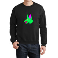 Neon Rabid Zombie Dog 1 Crewneck Sweatshirt | Artistshot