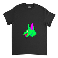 Neon Rabid Zombie Dog 1 Classic T-shirt | Artistshot