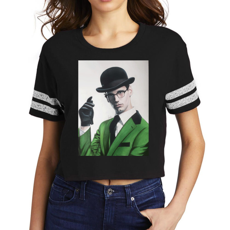 Edward Nygma - Cory Michael Smith Scorecard Crop Tee by cm-arts | Artistshot