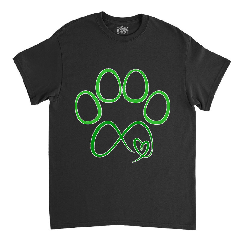 Forever Love Paw Print Heart Puppy Dog Pet T Classic T-shirt | Artistshot