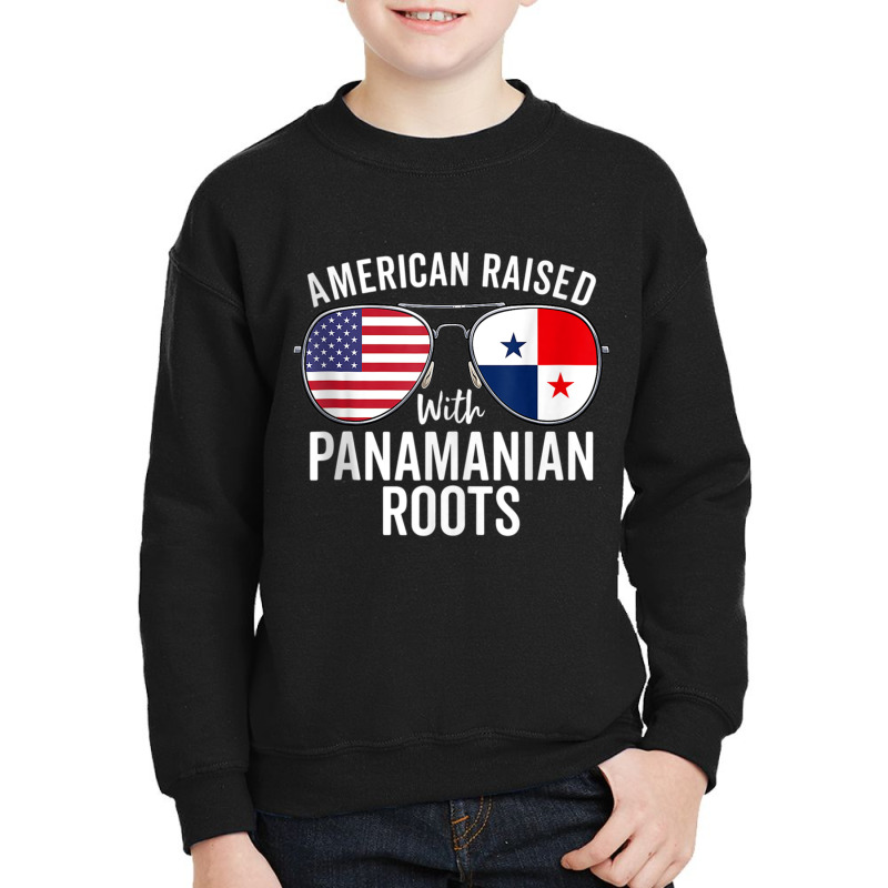 American Raised With Panamanian Roots Usa Panama Flag Tank Top Youth Sweatshirt by cm-arts | Artistshot