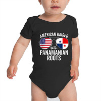 American Raised With Panamanian Roots Usa Panama Flag Tank Top Baby Bodysuit | Artistshot