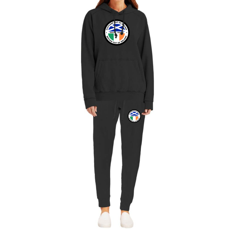 Scotland Out Of Britain - Britain Out Of Ireland - Snp - Sf- Celtic -  Hoodie & Jogger Set | Artistshot