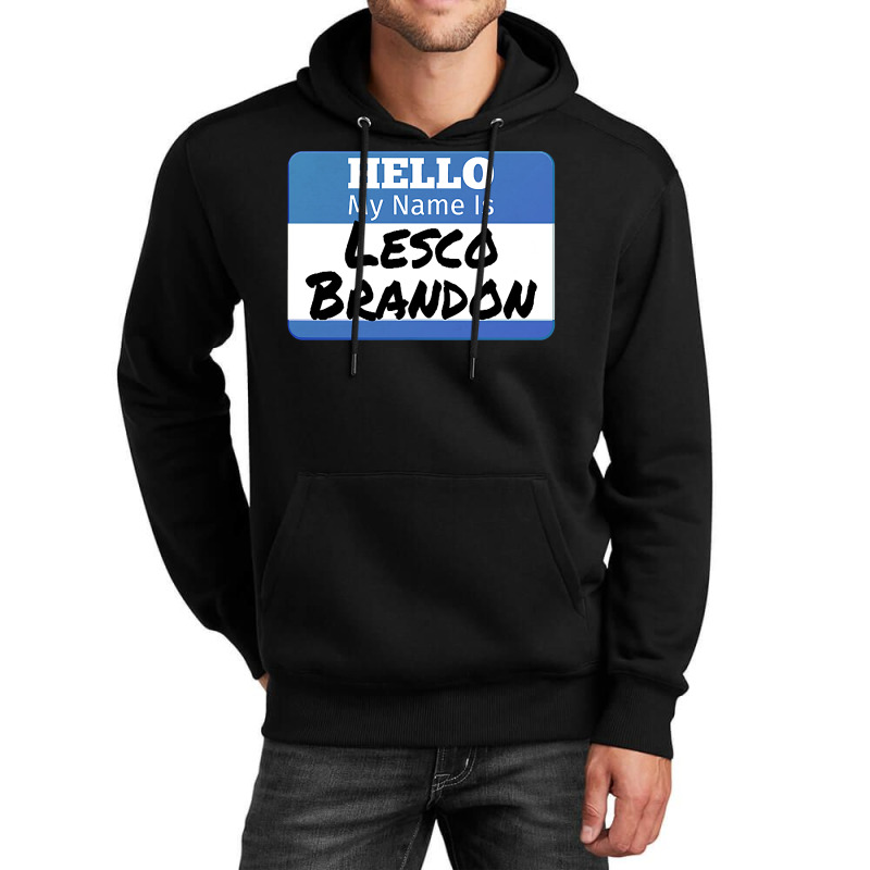Hello My Name Is Lesco Brandon Funny Let S Go Brandon T Shirt Unisex Hoodie | Artistshot