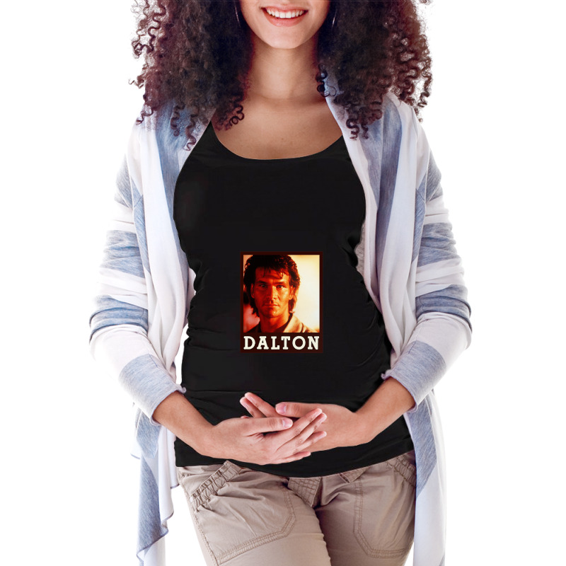 Dalton (patrick Swayze) Roadhouse Movie Gift Maternity Scoop Neck T-shirt by AngelinoGuron | Artistshot