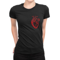 Cardiologist Heart Anatomy Cardiology Ladies Fitted T-shirt | Artistshot