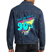 Vintage Music Tape 90's Take Me Back To The 90s Men Denim Jacket | Artistshot