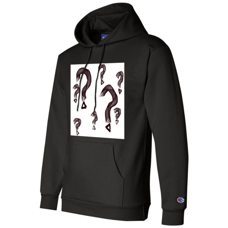 Question Mark Champion Hoodie | Artistshot