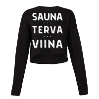 Terva Sauna Viina By Edmund Cropped Sweater | Artistshot