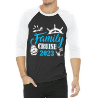 Cruise Squad 2023 Cruising Ship Vacation Funny T Shirt 3/4 Sleeve Shirt | Artistshot