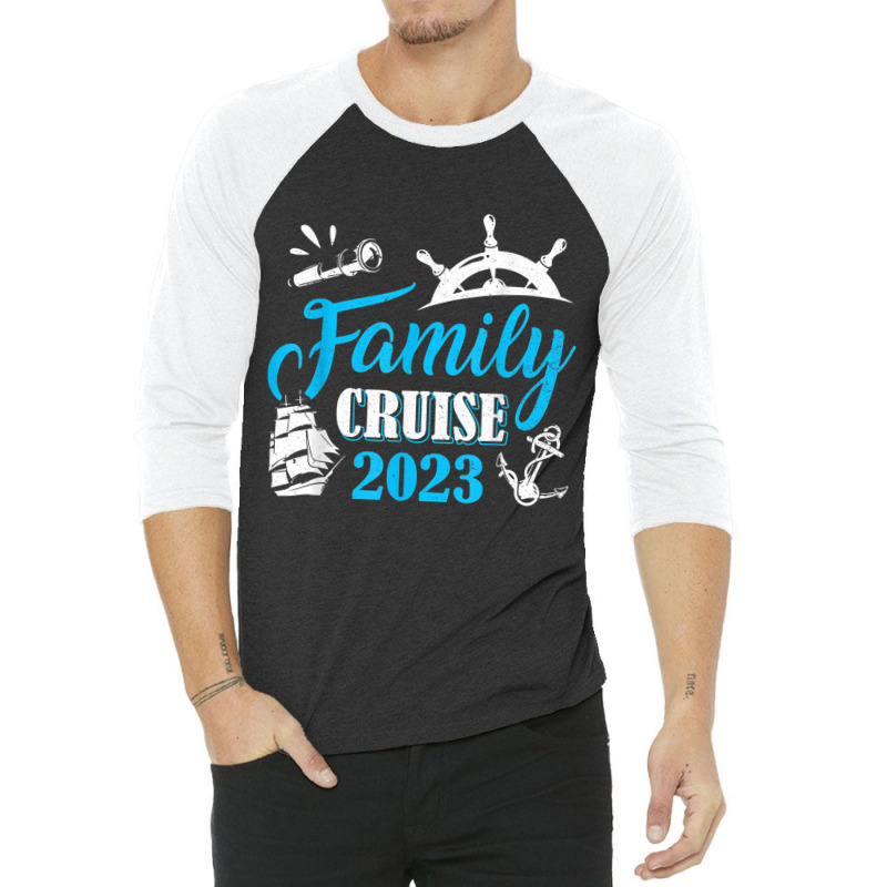 Cruise Squad 2023 Cruising Ship Vacation Funny T Shirt 3/4 Sleeve Shirt | Artistshot