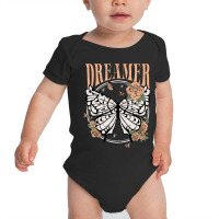 Vintage Retro Dreamer Butterfly 80's 90's Style Lover Baby Bodysuit | Artistshot