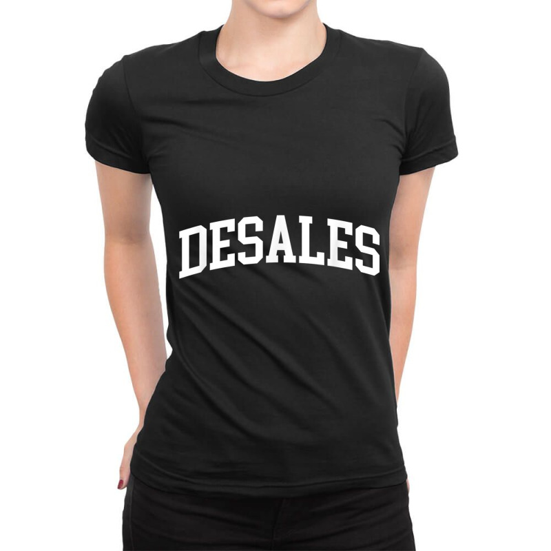 Desales Athletic Arch College University   Alumni T Shirt Ladies Fitted T-Shirt by cm-arts | Artistshot