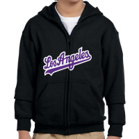 Los Angeles Youth Zipper Hoodie | Artistshot