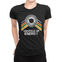 Universe Of Energy In Vintage Distressed Style 1 Ladies Fitted T-shirt | Artistshot