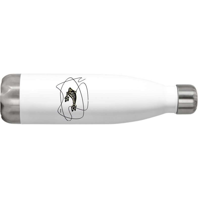 Casting Lure Design, Art Of Fishing Stainless Steel Water Bottle | Artistshot