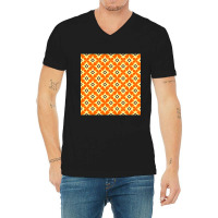 Batik Flower Art Pattern V-neck Tee | Artistshot