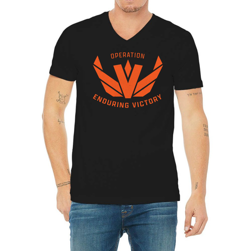 Operation, The Operation, Enduring Victory, Operation Art, Operation V V-neck Tee | Artistshot