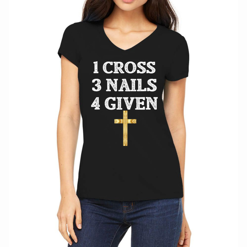 Jesus Easter Religious Christian For Easter Women's V-neck T-shirt | Artistshot