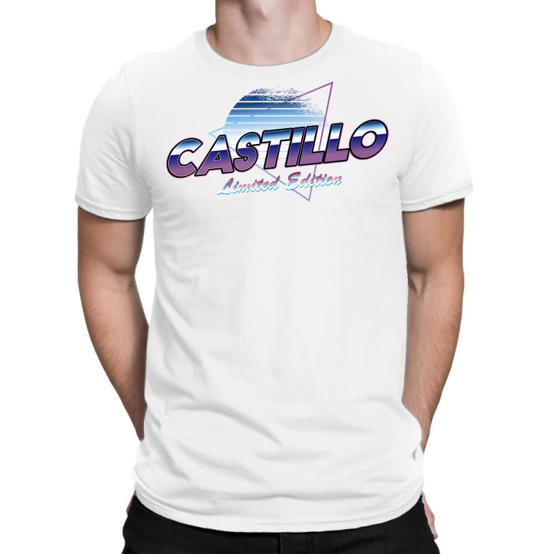 Castillo Name Shirt Aesthetic Vaporwave 80s 90s Surname T Shirt T-shirt | Artistshot