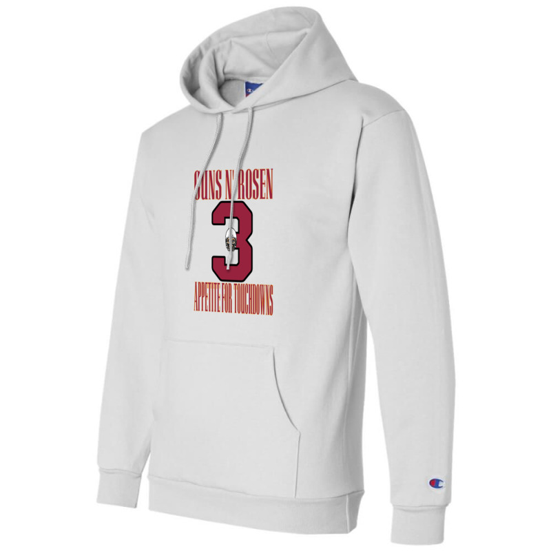 Guns N' Rosen Appetite For Touchdowns! Champion Hoodie by wekdalipun | Artistshot