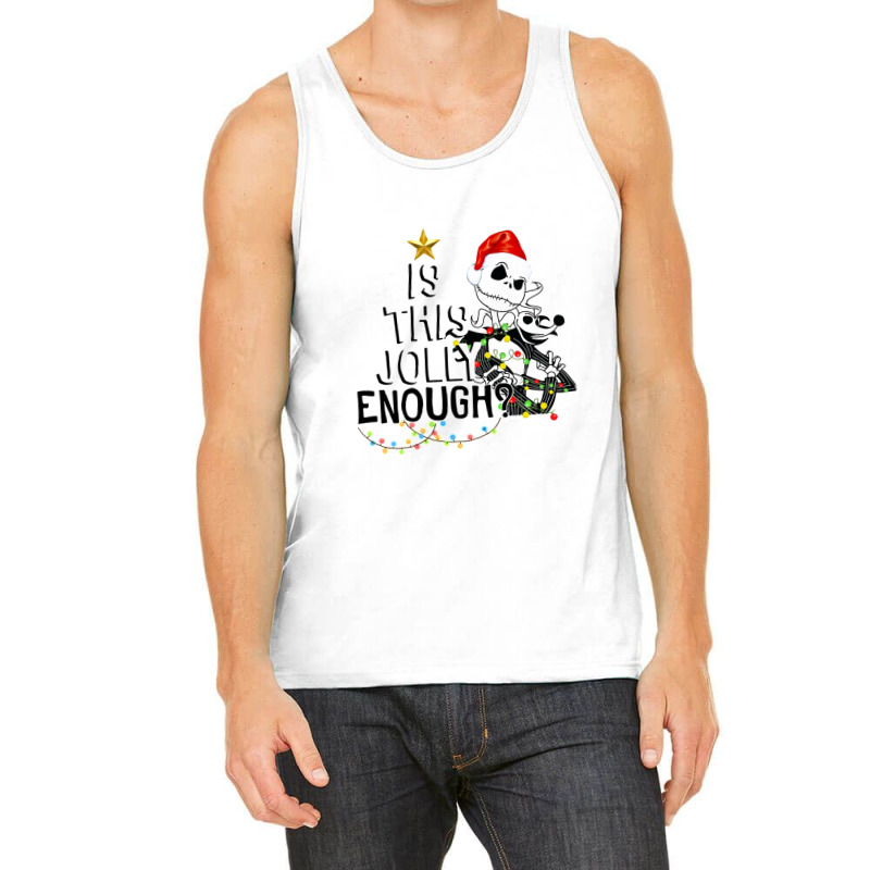 Jack Is This Jolly Enough Merry Christmas Tank Top | Artistshot