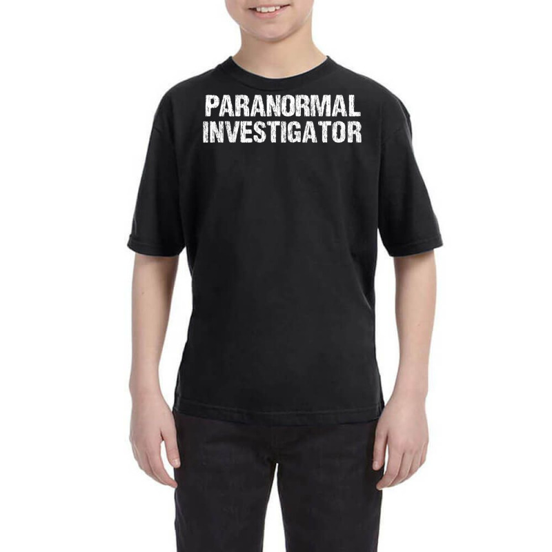 Paranormal Investigator Long Sleeve T Shirt Youth Tee by cm-arts | Artistshot