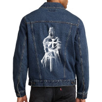 Templar Knight Middle Ages Crusades Men Denim Jacket | Artistshot