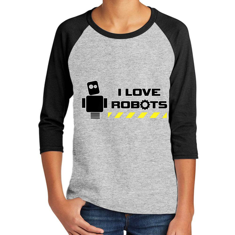 I Love Robots Technology Youth 3/4 Sleeve | Artistshot