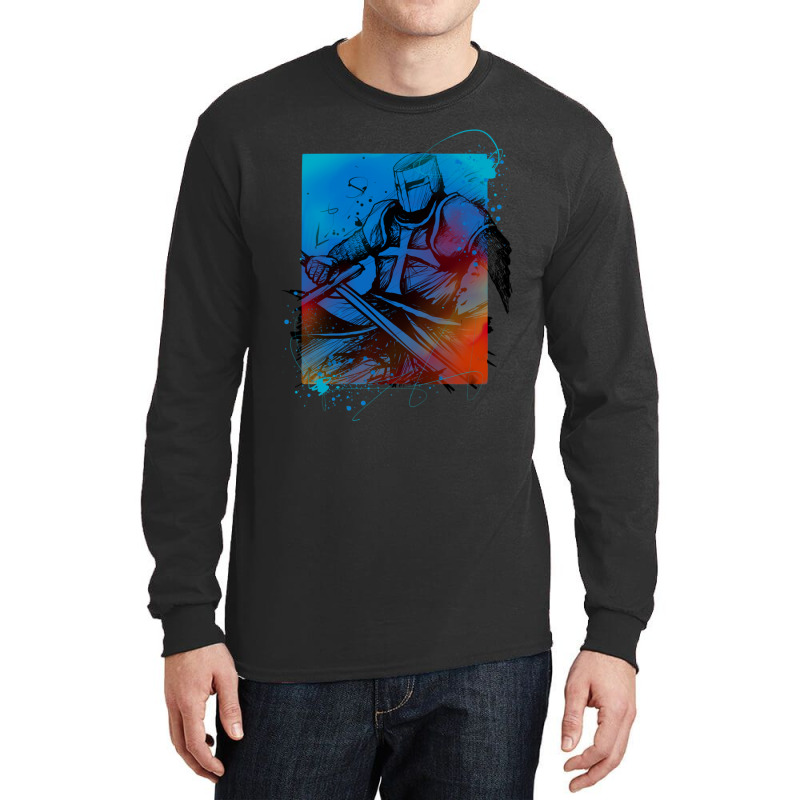 Templar Knight Templar Knights Crusades Long Sleeve Shirts | Artistshot