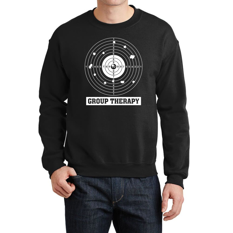 Group Therapy Shooting Range Funny Rifle Hunting T Shirt Birthday Gift Crewneck Sweatshirt | Artistshot