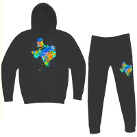 Texas Map T Shirt Hoodie & Jogger Set | Artistshot