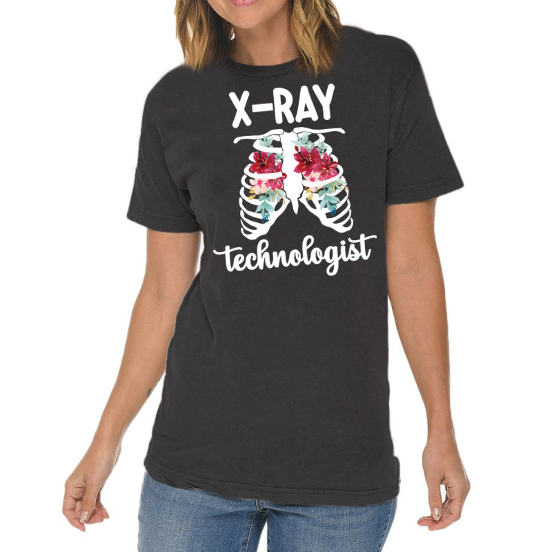 X Ray Technologist Skeleton  X Ray Tech Rt Radiology Tech Sweatshirt Vintage T-Shirt by cm-arts | Artistshot