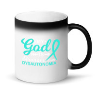 My God Is Stronger Than Dysautonomia Awareness Warrior Magic Mug | Artistshot